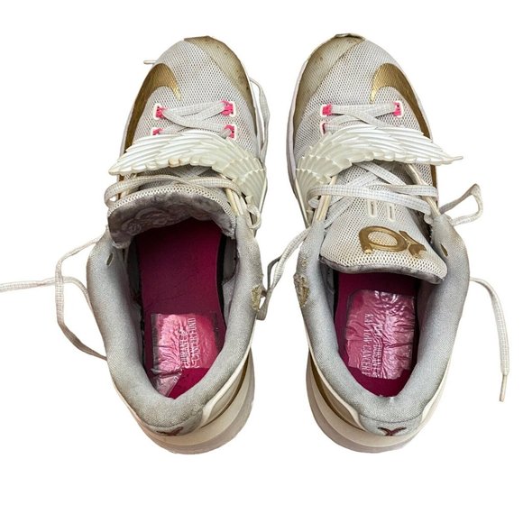 NIKE KD PREMIUM AUNT PEARL MEN US 9.5 BASKETBALL SHOES BREAST CANCER 706858-176 - Picture 4 of 15
